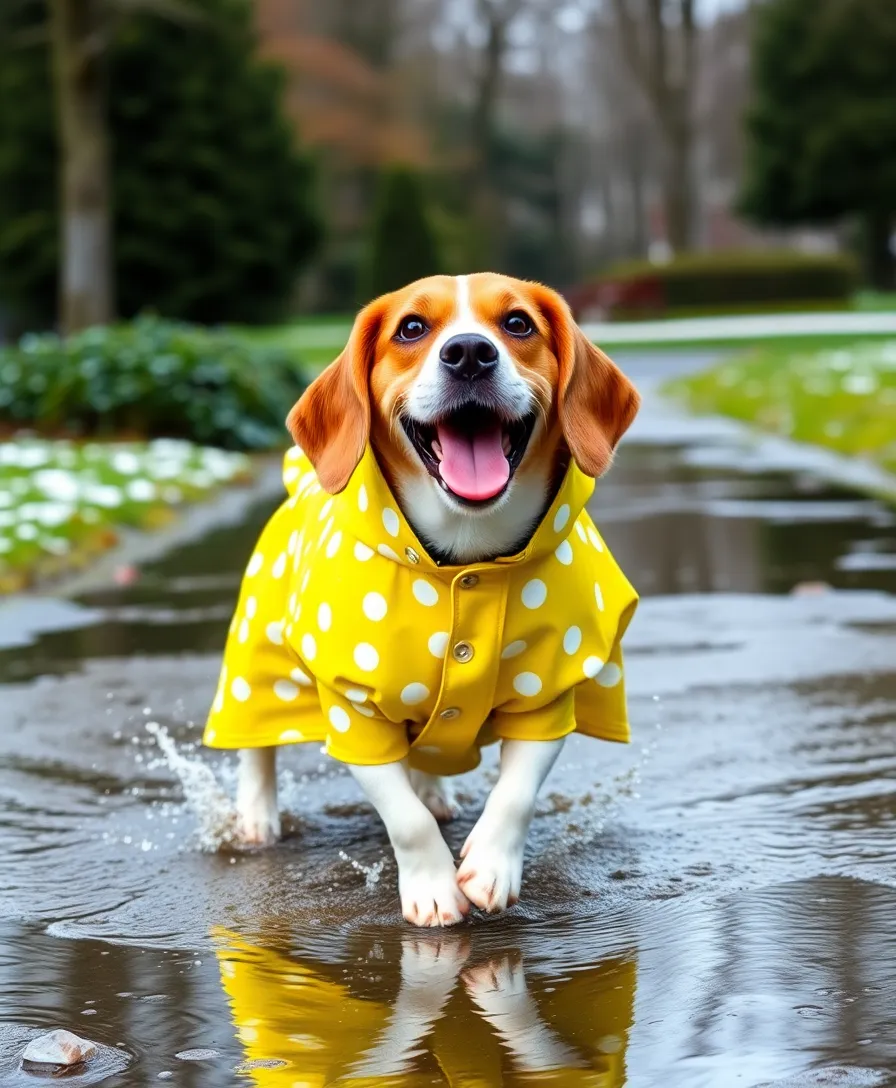 15 Adorable Winter Coat Ideas for Dogs That'll Make You Say 'Aww!' - 4. Adorable Raincoat