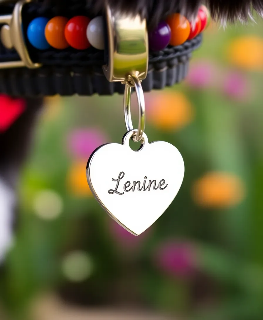15 Creative DIY Valentine Day Gifts for Pets That Are Pawsitively Perfect! - 11. Heart-Shaped Pet Tags