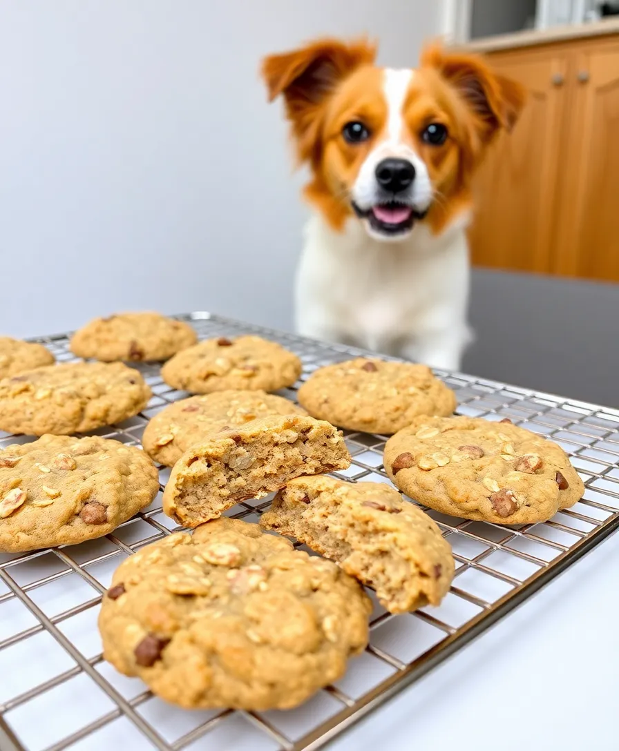 15 Healthy Homemade Dog Treats for Sensitive Stomachs (Your Dog Deserves #7!) - 3. Oatmeal & Banana Cookies