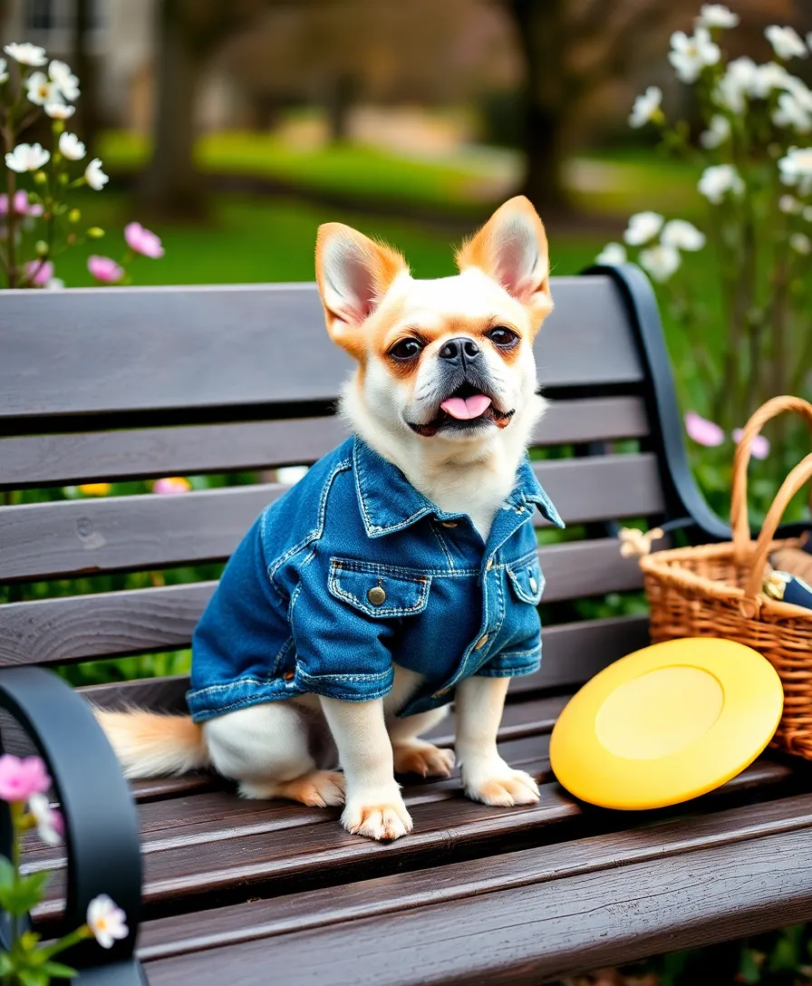 16 Seasonal Pet Outfit Tips for a Stylish Spring (Your Pet Will Be the Most Fashionable on the Block!) - 7. Classic Denim Styles