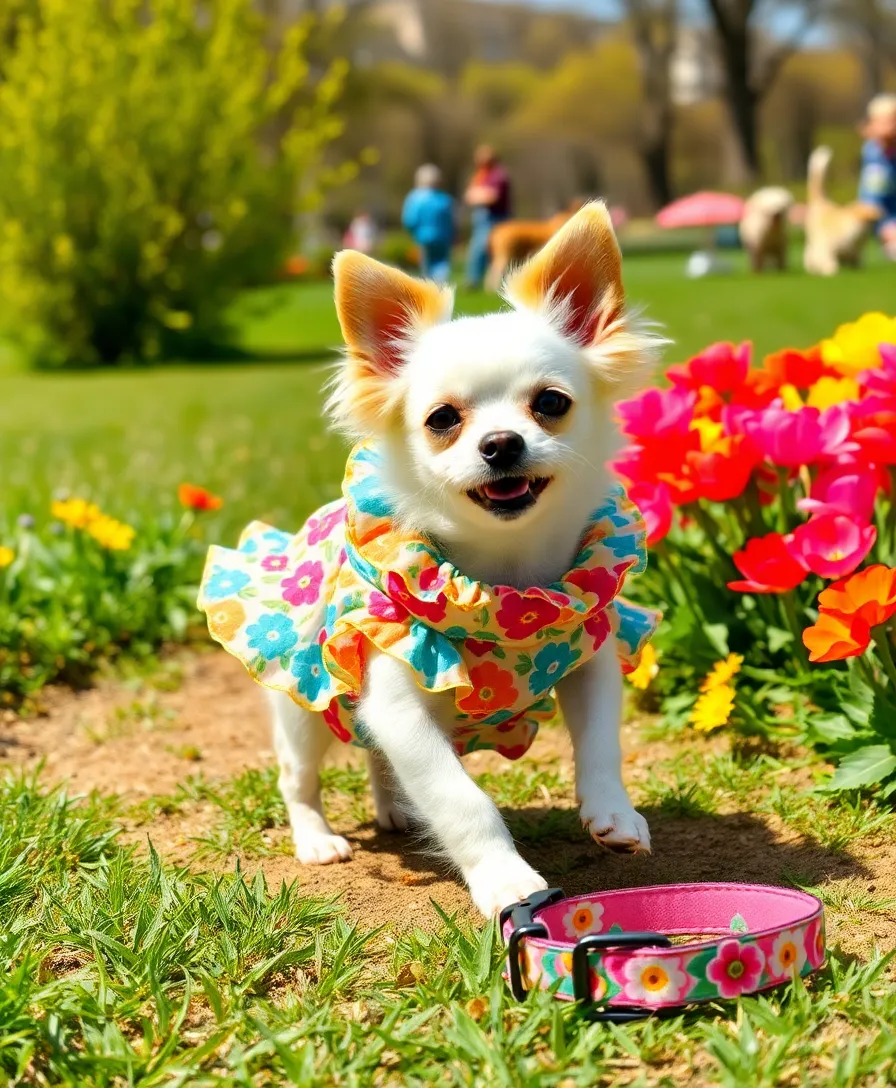 16 Seasonal Pet Outfit Tips for a Stylish Spring (Your Pet Will Be the Most Fashionable on the Block!) - 1. Floral Prints Galore