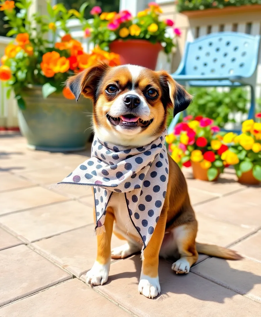 16 Seasonal Pet Outfit Tips for a Stylish Spring (Your Pet Will Be the Most Fashionable on the Block!) - 11. Lightweight Scarves for Flair