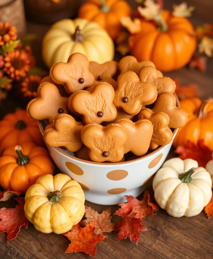 25 Unique Dog Treats for a Paw-some Wedding Experience (Your Guests Will Go Crazy for #4!) - 12. Pumpkin Spice Dog Treats
