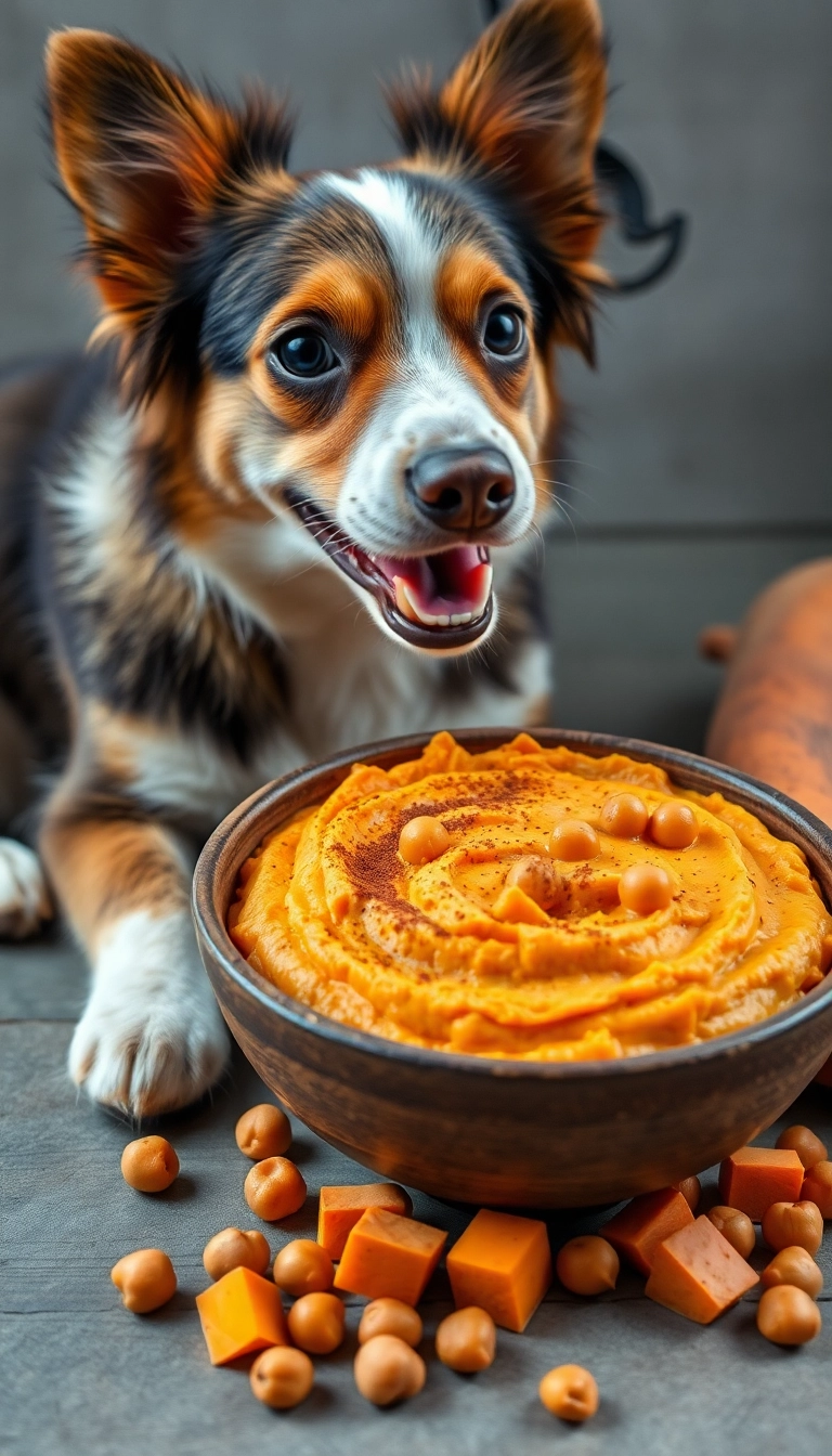 10 Wholesome Vegetarian Dog Recipes That'll Boost Your Dog's Health (You Won't Believe #3!) - 2. Sweet Potato and Chickpea Mash