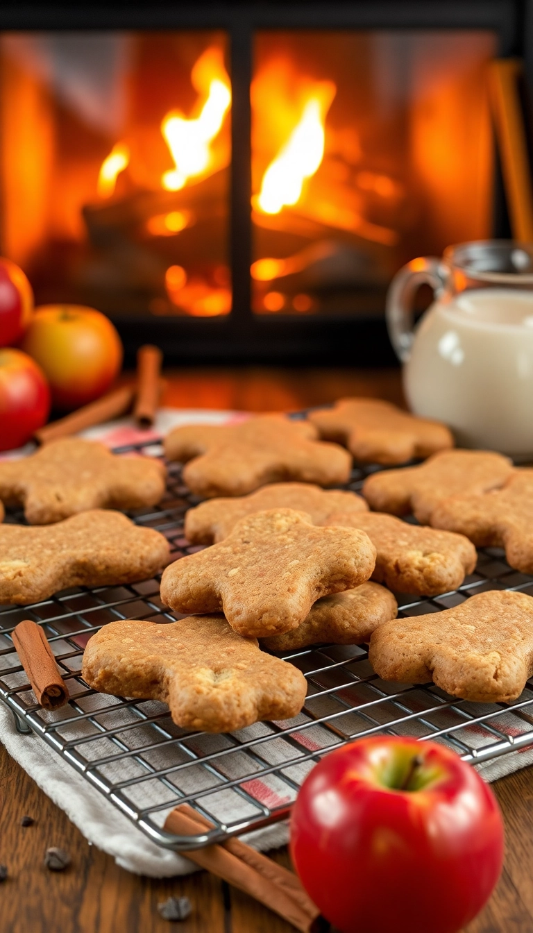14 Simple DIY Dog Treat Recipes to Make This Christmas Extra Special! - 6. Apple Cinnamon Dog Treats