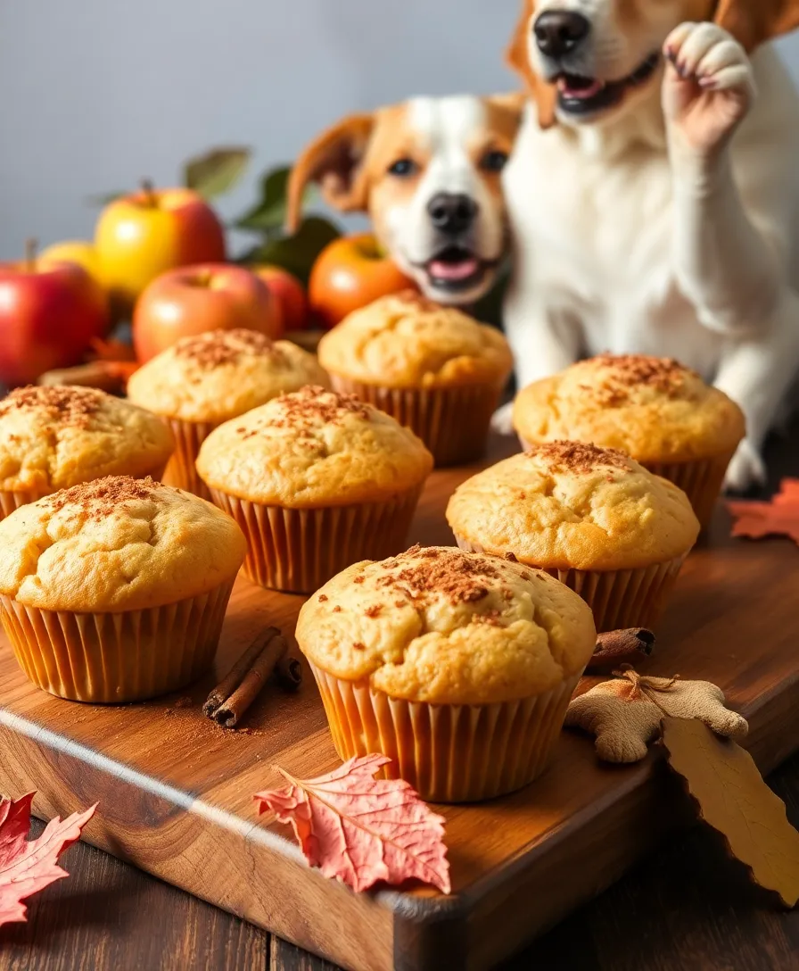 10 Thanksgiving Dog Treats So Easy, Your Pup Will Beg for More! - 4. Apple Cinnamon Dog Muffins