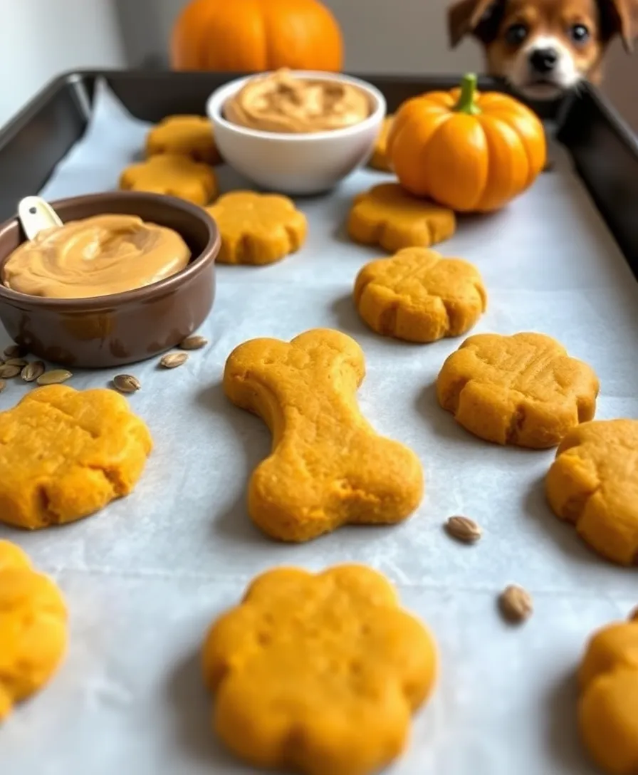 15 Healthy Homemade Dog Treats for Sensitive Stomachs (Your Dog Deserves #7!) - 1. Pumpkin & Peanut Butter Biscuits