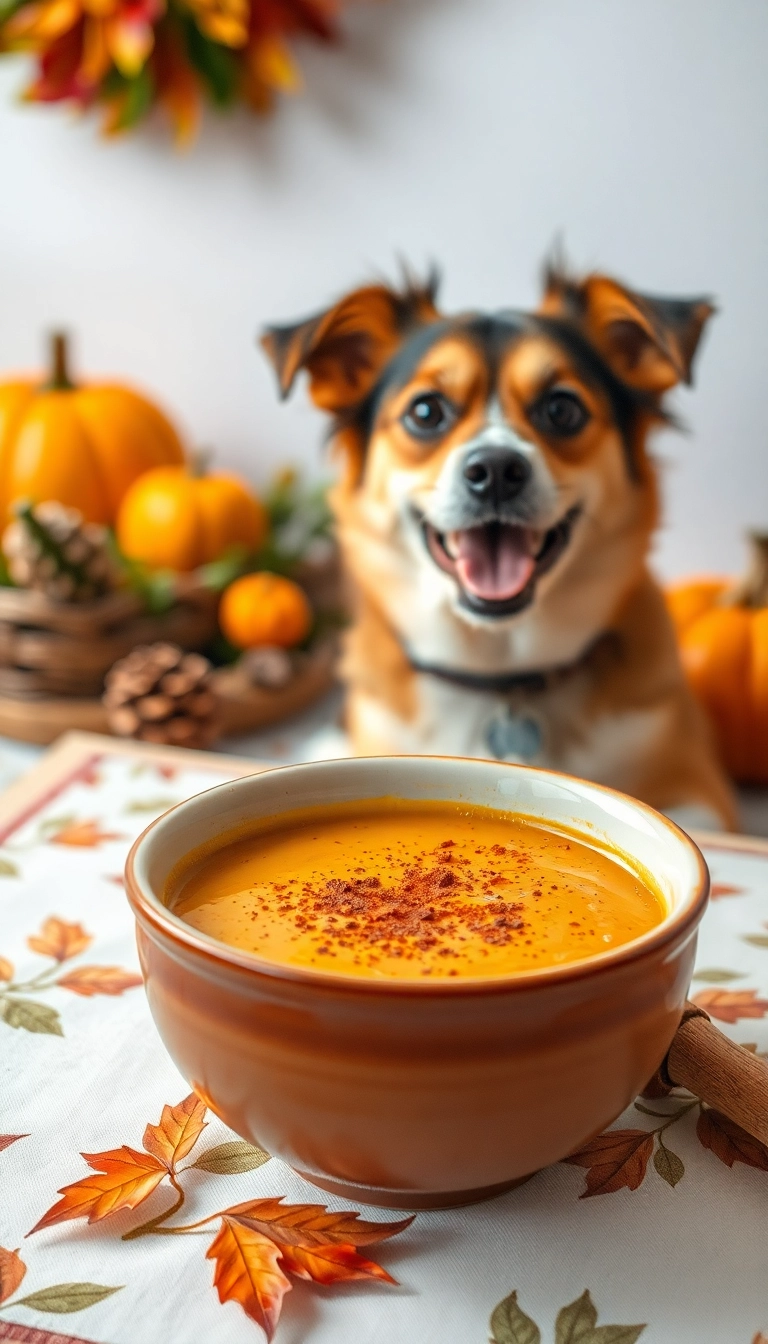 10 Thanksgiving Dog Food Recipes That Will Have Your Pup Drooling (You Won't Believe #4!) - 9. Pumpkin Soup for Pups