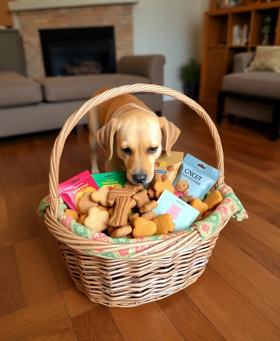 12 Creative Dog Treats Container Ideas That Will Transform Your Dog’s Snack Time! - 8. Woven Basket