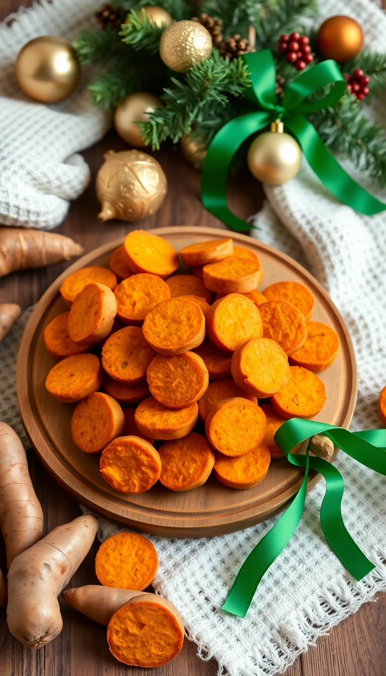 14 Simple DIY Dog Treat Recipes to Make This Christmas Extra Special! - 2. Festive Sweet Potato Bites