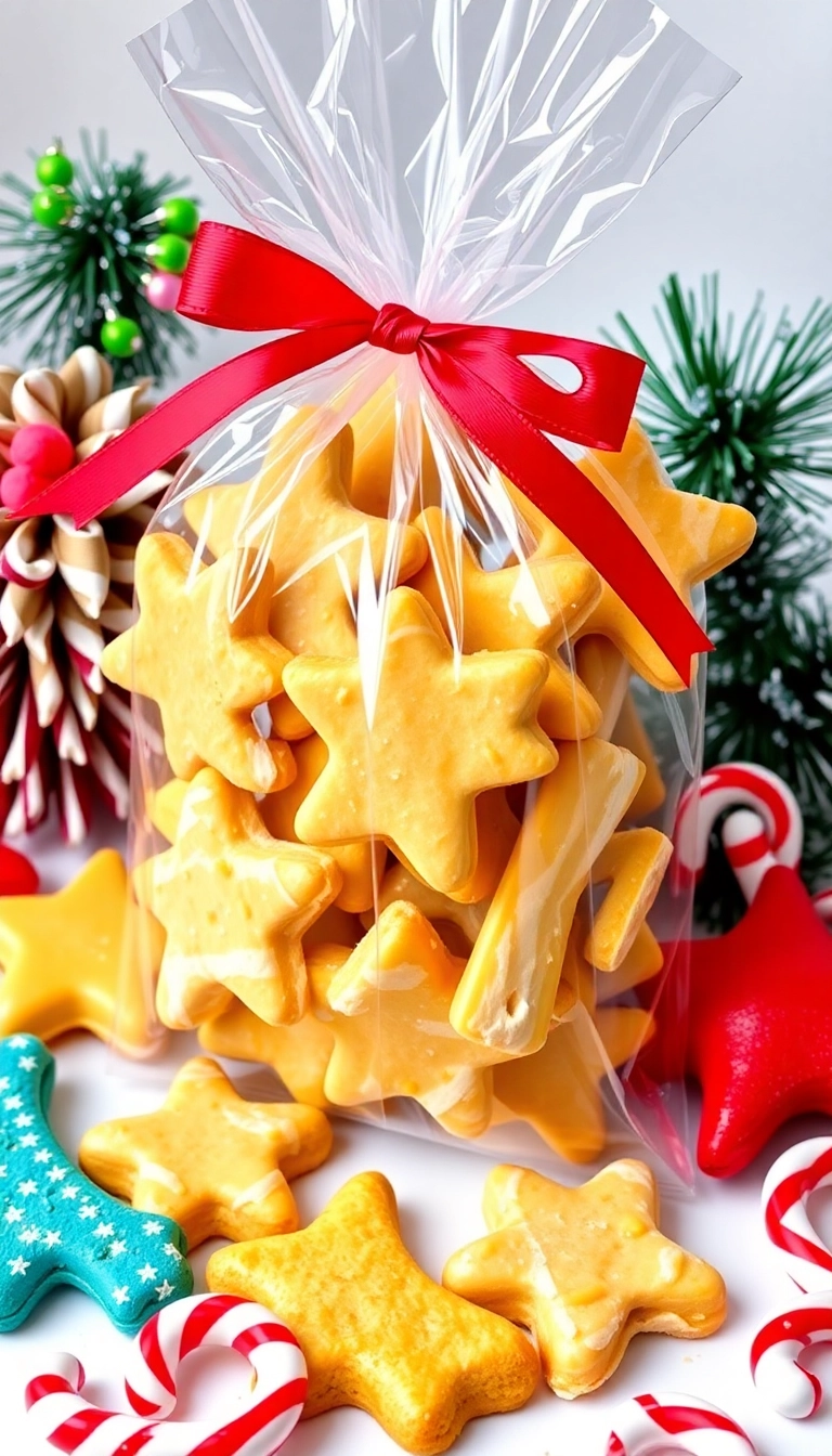 25 DIY Christmas Snacks for Dogs That Make Perfect Holiday Gifts! - 9. Cheesy Pups