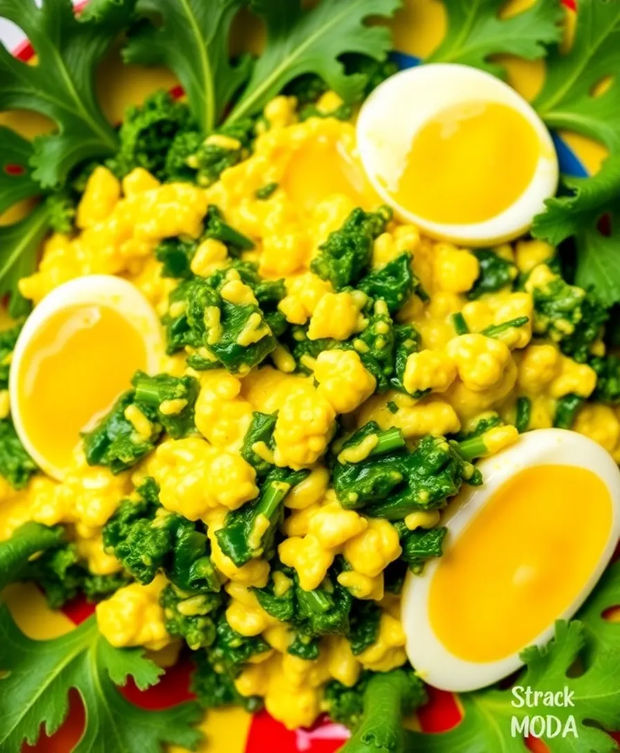 15 Easy Homemade Cat Food Recipes for Sensitive Stomachs (You'll Be Surprised by #5!) - 10. Egg and Kale Scramble