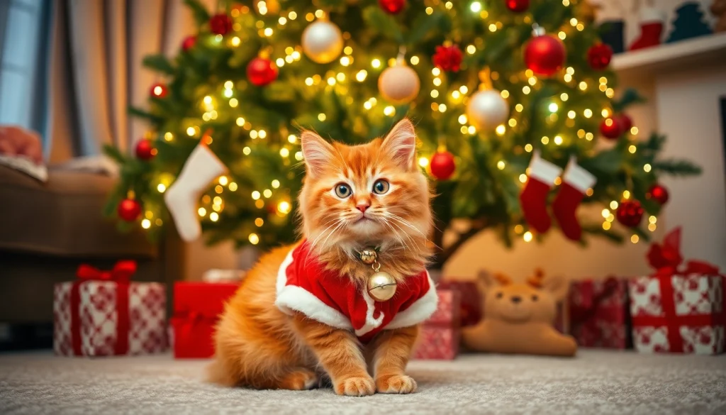 Christmas Cat Costumes