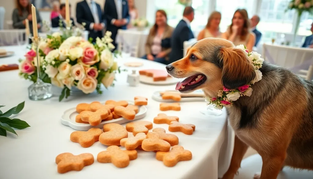 Dog Treats At Wedding