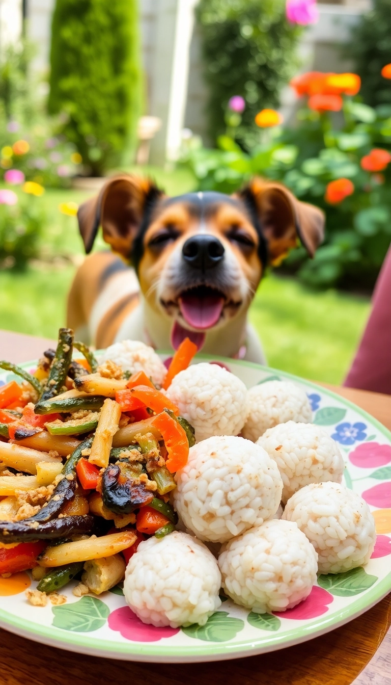 10 Wholesome Vegetarian Dog Recipes That'll Boost Your Dog's Health (You Won't Believe #3!) - 10. Vegetable and Rice Balls