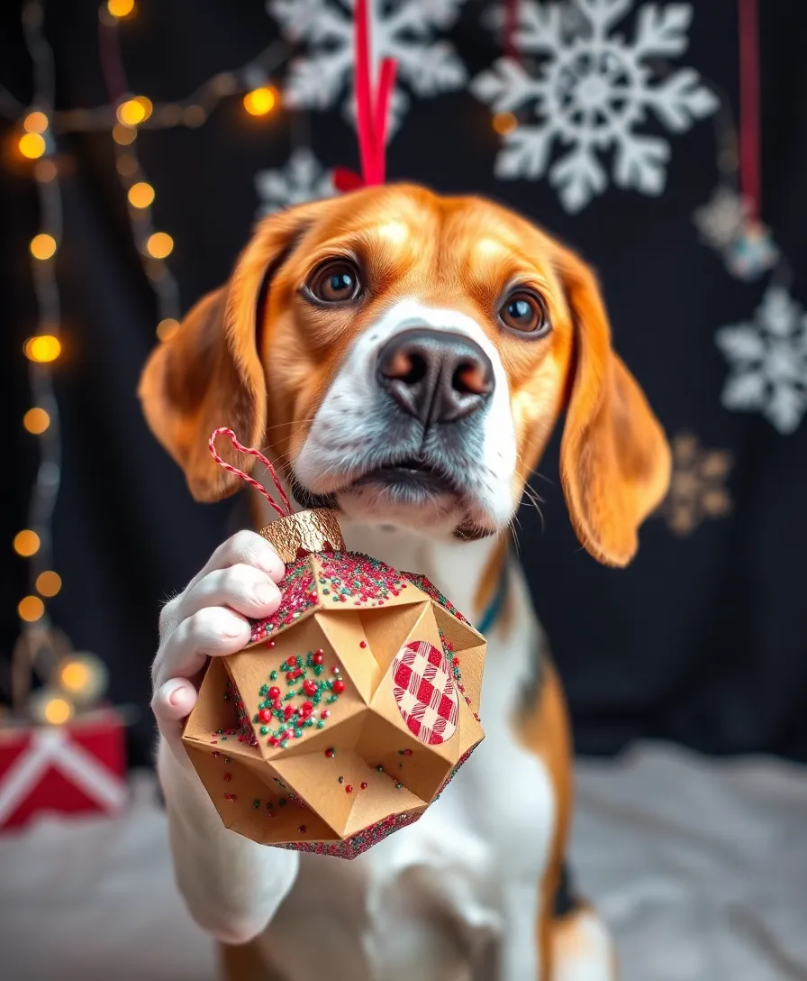 12 Holiday Photoshoot Ideas with Pets That Will Melt Your Heart (You Won't Believe #5!) - 6. DIY Holiday Props