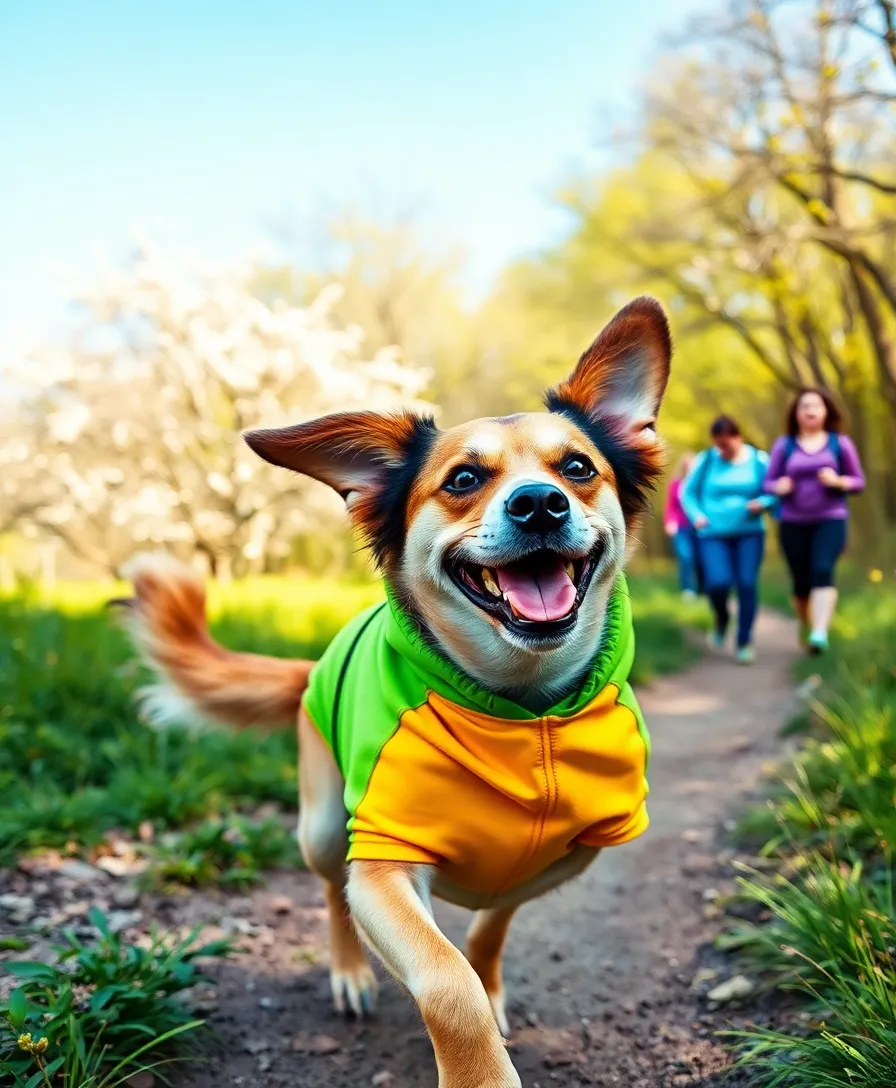16 Seasonal Pet Outfit Tips for a Stylish Spring (Your Pet Will Be the Most Fashionable on the Block!) - 5. Sporty Chic for Active Pets