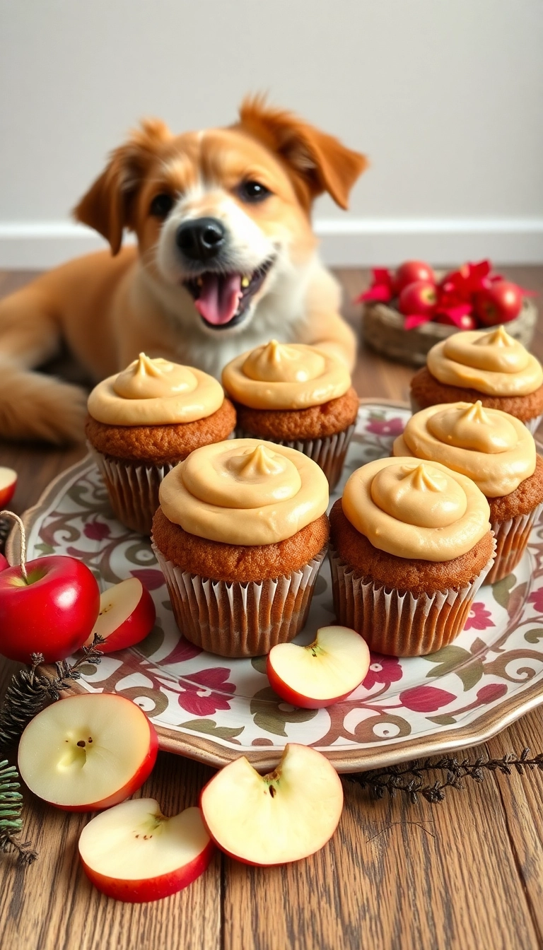 10 Thanksgiving Dog Food Recipes That Will Have Your Pup Drooling (You Won't Believe #4!) - 6. Apple & Peanut Butter Pupcakes