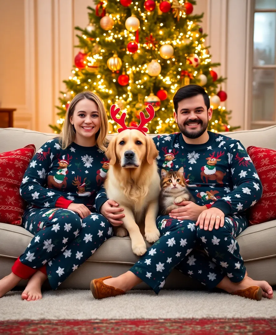 12 Holiday Photoshoot Ideas with Pets That Will Melt Your Heart (You Won't Believe #5!) - 4. Festive Family Portraits