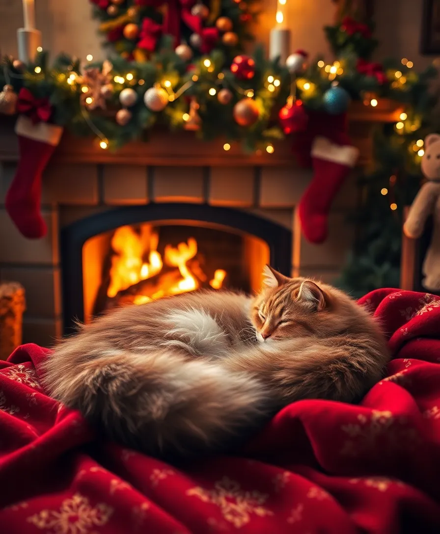 12 Holiday Photoshoot Ideas with Pets That Will Melt Your Heart (You Won't Believe #5!) - 2. Cozy by the Hearth