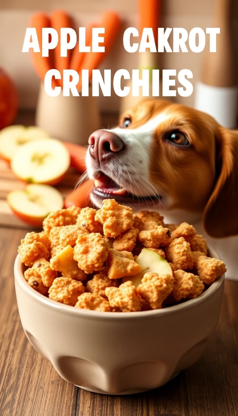 10 Wholesome Vegetarian Dog Recipes That'll Boost Your Dog's Health (You Won't Believe #3!) - 9. Apple and Carrot Crunchies