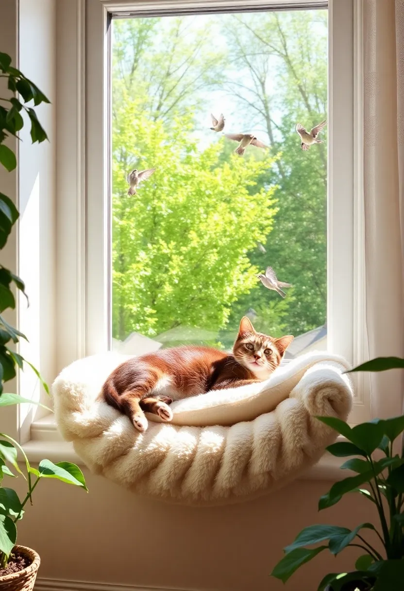 20 Ingenious Homemade Cat Furniture Ideas That Will Have Your Feline Friends Purring in Delight! - 5. Cat Window Perch