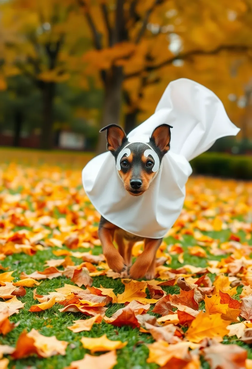 25 Trendy Halloween Pet Costume Ideas That Will Make Heads Turn! - 7. Classic Ghost