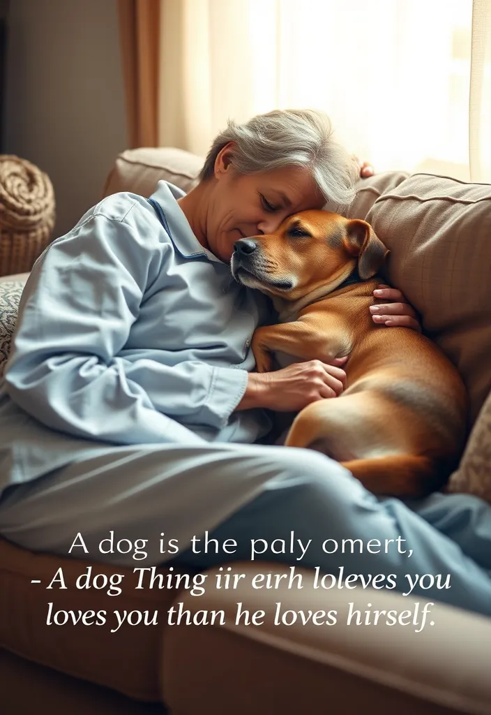 20 Thank You Quotes for Dog Caregivers That Will Melt Your Heart (Don't Miss #12!) - 3. 'A dog is the only thing on earth that loves you more than he loves himself.' - Josh Billings