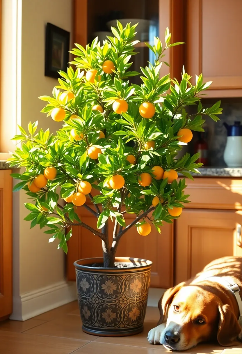 12 Stunning House Plants Safe for Cats and Dogs (You'll Love #6!) - 12. Calamondin Orange (Citrus mitis)