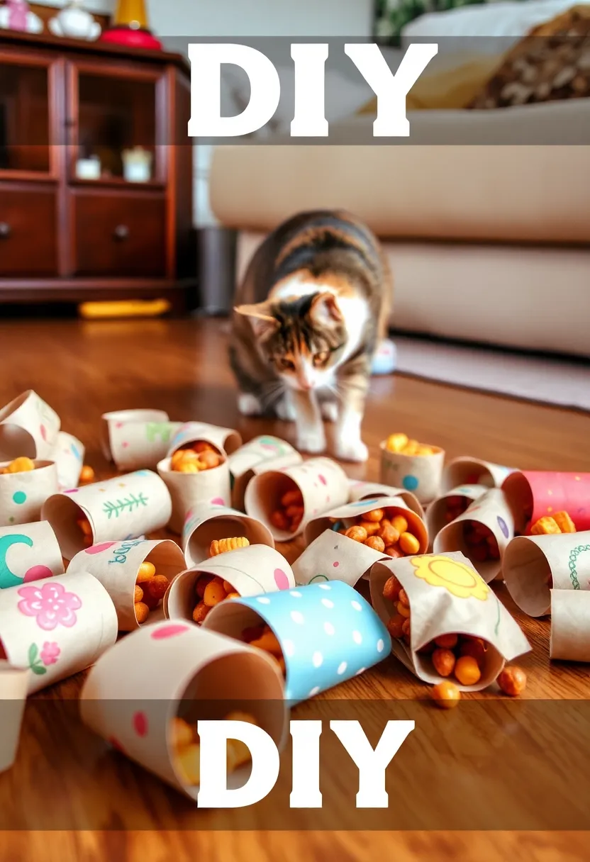 12 Creative Cat Toy Crafts That Will Keep Your Kitty Entertained for Hours! - 6. Toilet Paper Roll Toys