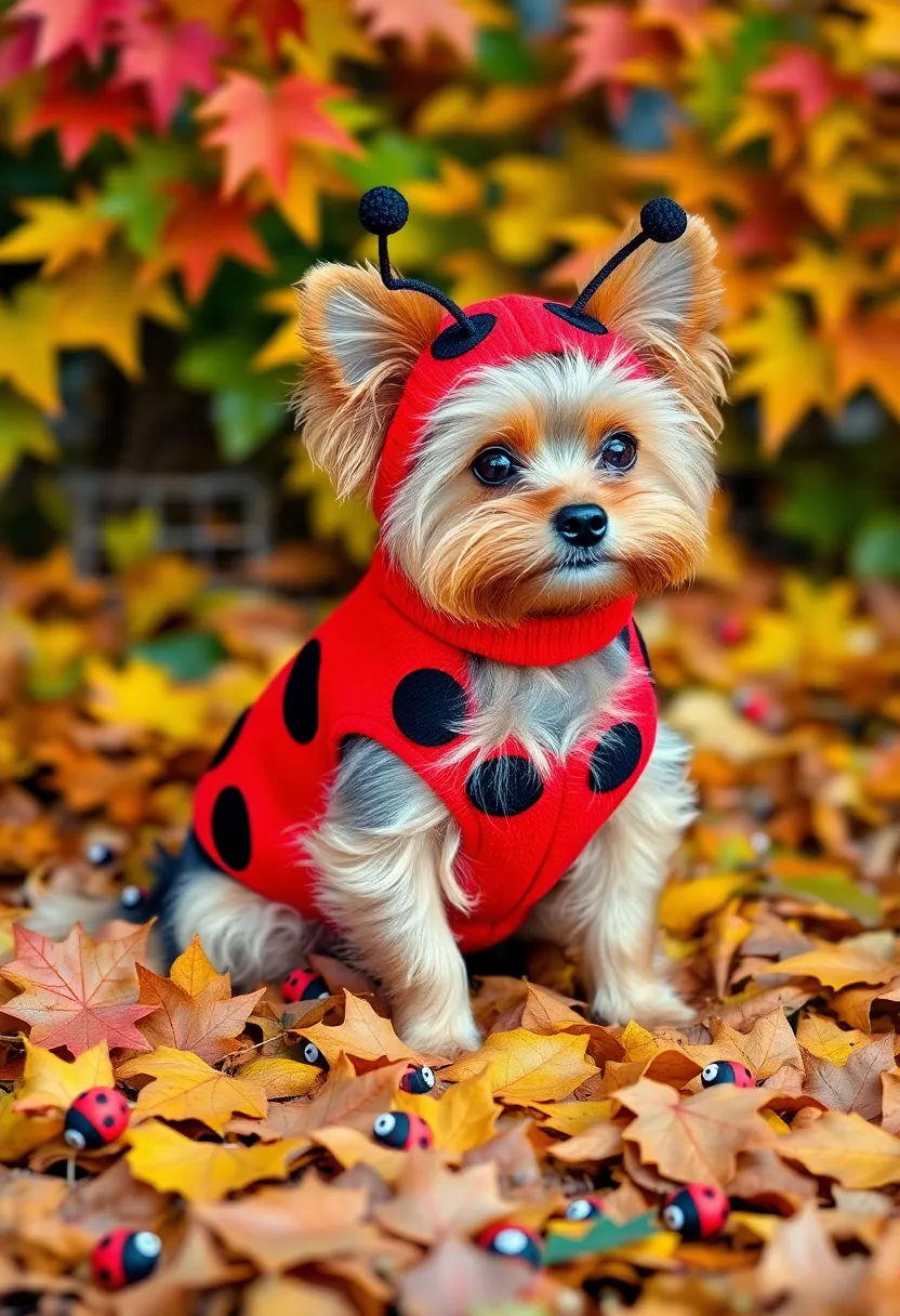 25 Trendy Halloween Pet Costume Ideas That Will Make Heads Turn! - 10. Cute Ladybug