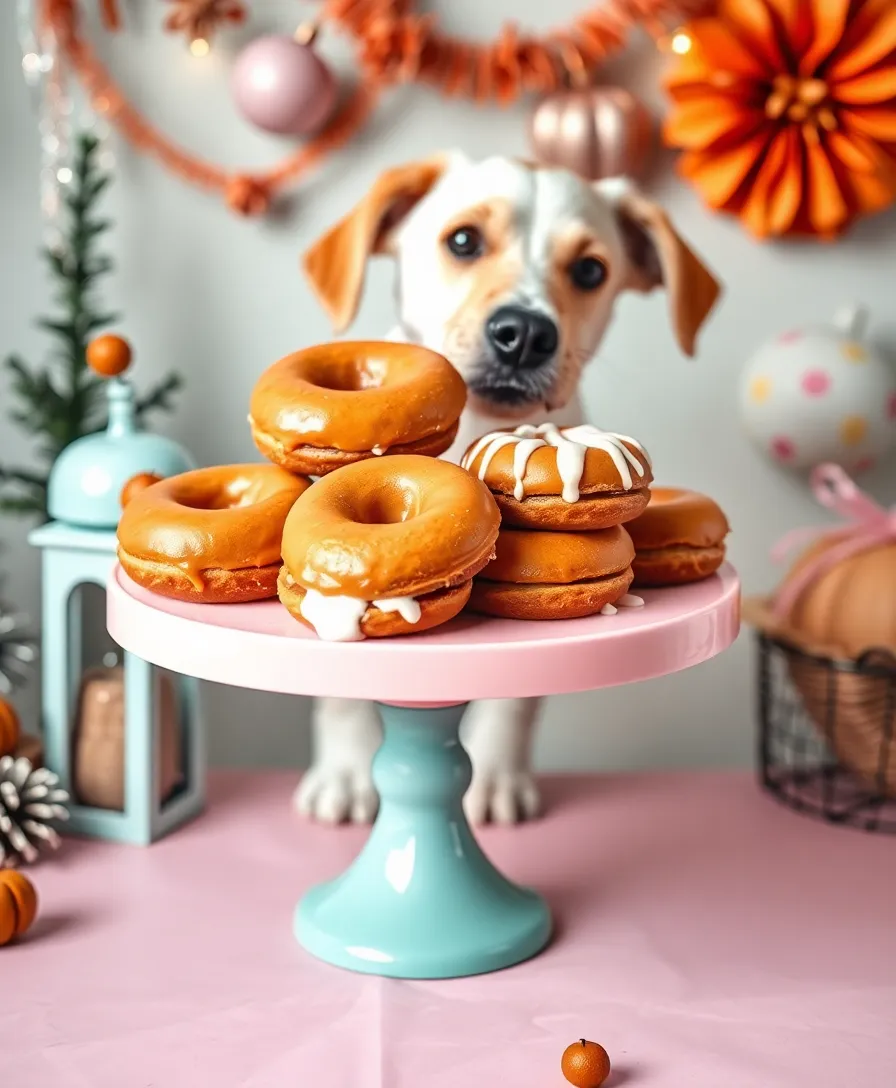 15 Irresistibly Delicious Homemade Pumpkin Applesauce Dog Treats Your Pup Will Beg For! - 9. Pumpkin Applesauce Donuts