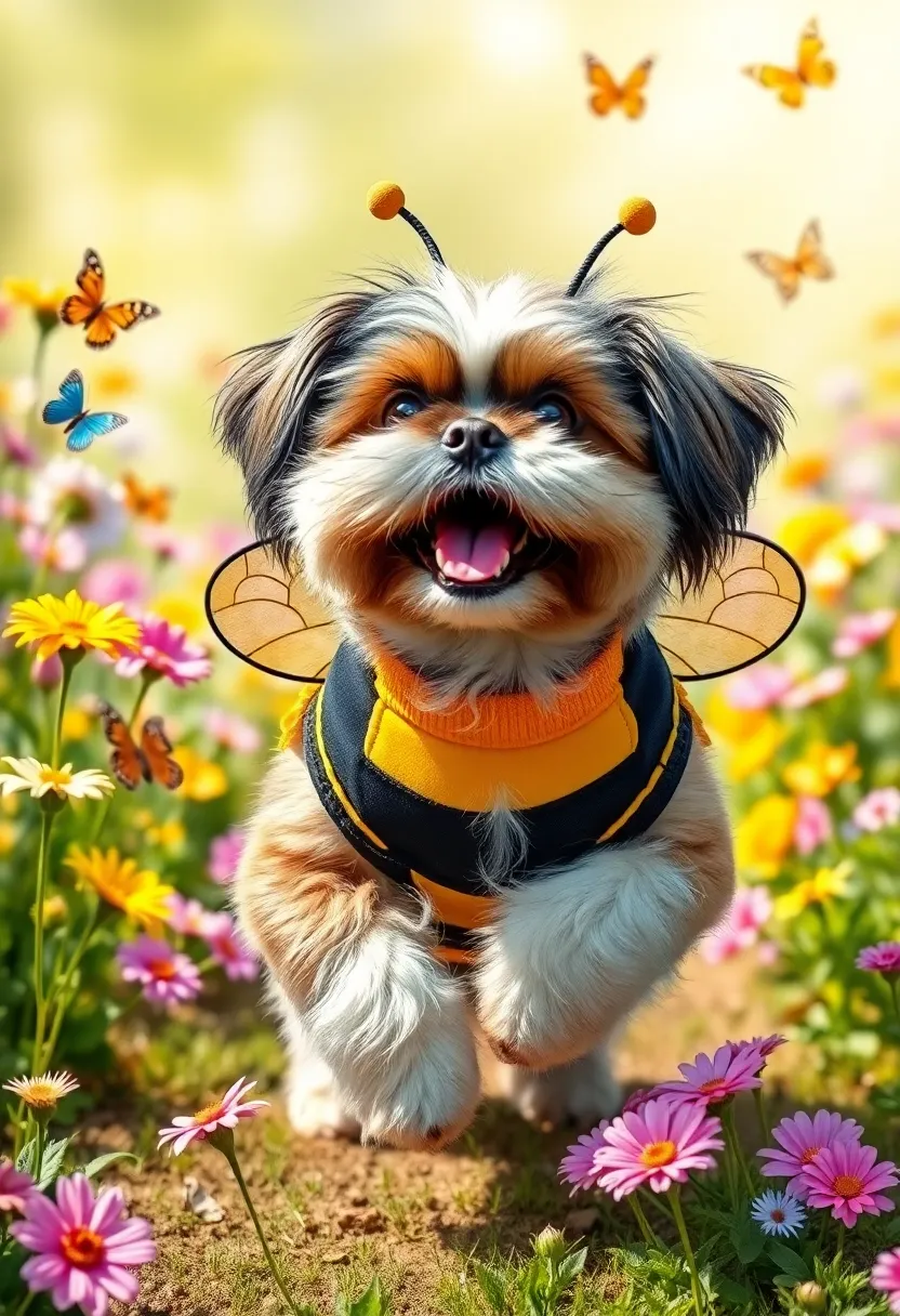 25 Trendy Halloween Pet Costume Ideas That Will Make Heads Turn! - 12. Adorable Bee