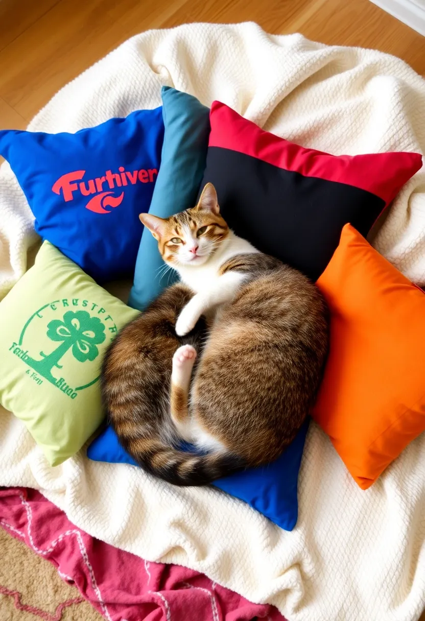 12 Creative Cat Toy Crafts That Will Keep Your Kitty Entertained for Hours! - 9. T-shirt Cat Toy Pillows