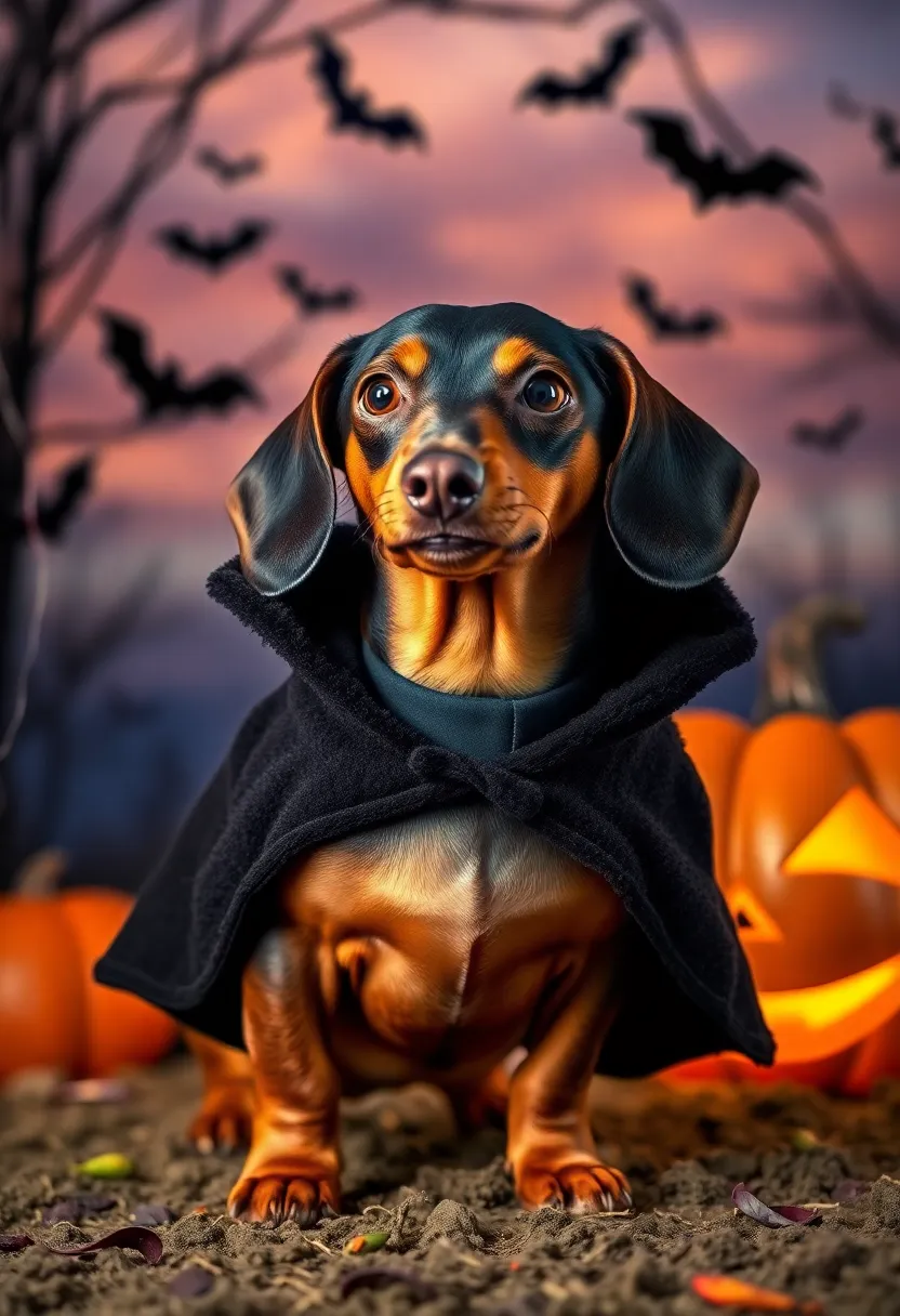 25 Trendy Halloween Pet Costume Ideas That Will Make Heads Turn! - 5. Cozy Vampire