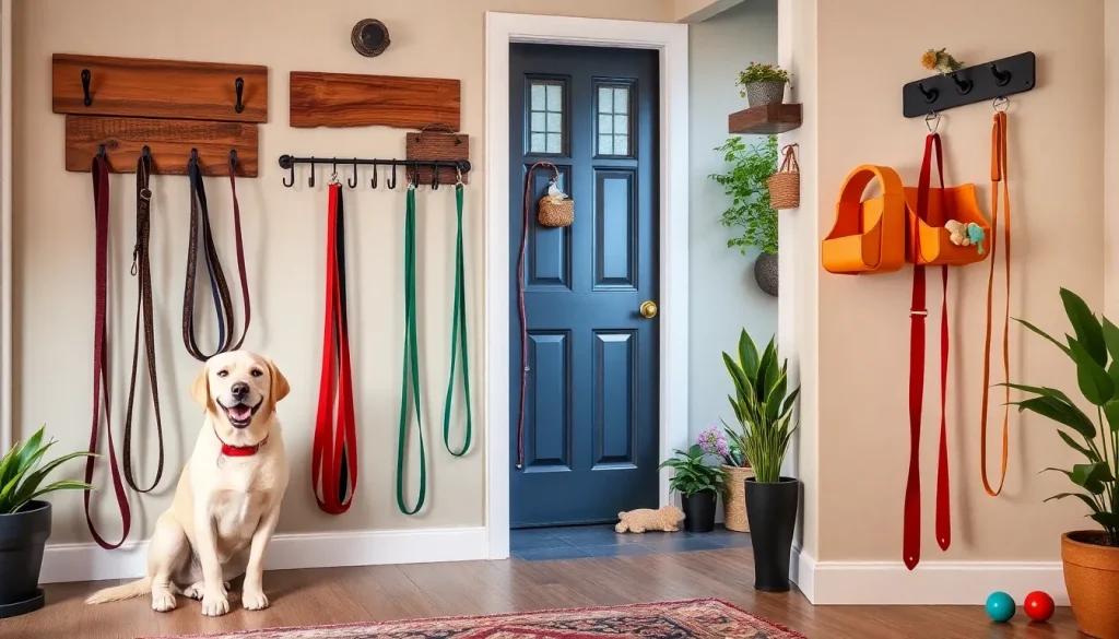 DIY Dog Leash Holder Ideas
