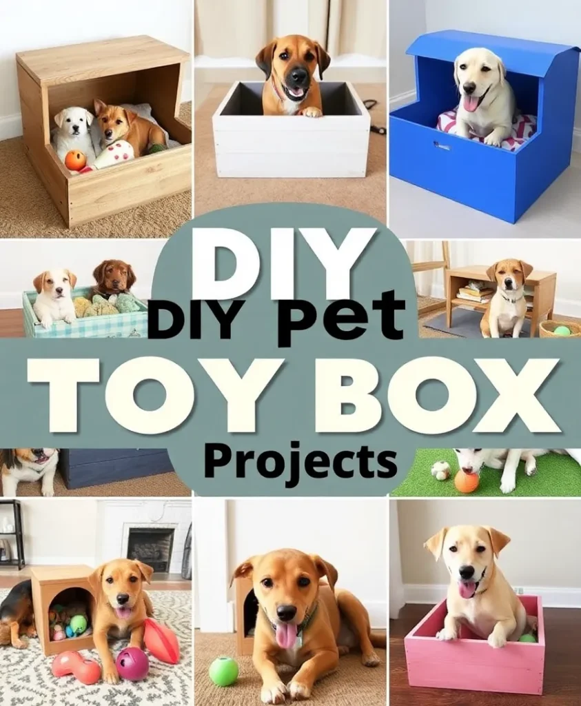 DIY pet projects for toy box