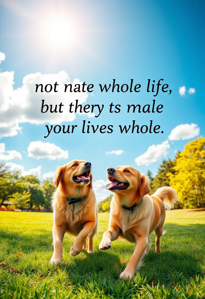 20 Thank You Quotes for Dog Caregivers That Will Melt Your Heart (Don't Miss #12!) - 1. 'Dogs are not our whole life, but they make our lives whole.' - Roger Caras