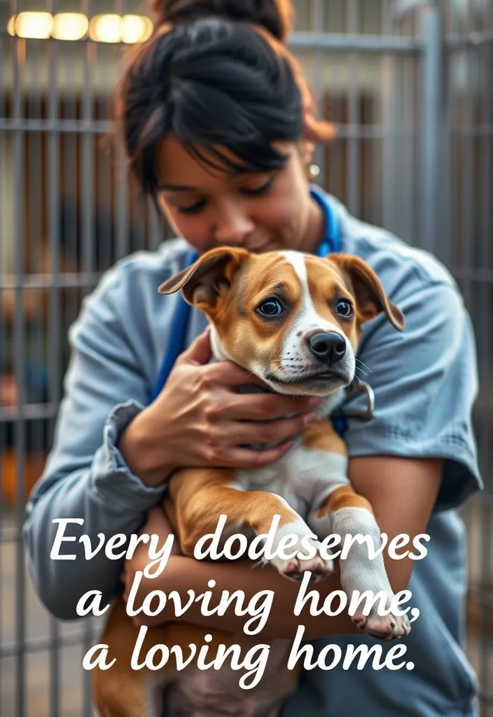 20 Thank You Quotes for Dog Caregivers That Will Melt Your Heart (Don't Miss #12!) - 18. 'Every dog deserves a loving home.' - Unknown