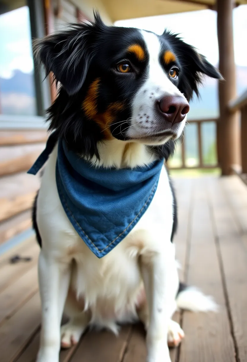 10 Adorable DIY Dog Bandanas You Can Make in Minutes (Your Pup Will Love #3!) - 8. Denim Bandana