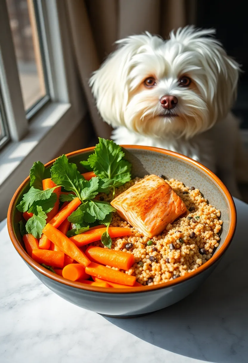 10 Irresistible Homemade Dog Food Recipes for Your Maltese (You Won't Believe #3!) - 4. Salmon and Quinoa Power Bowl