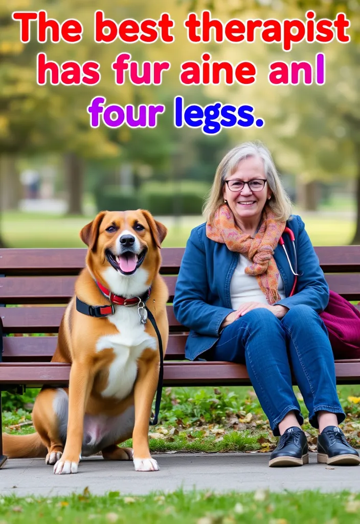 20 Thank You Quotes for Dog Caregivers That Will Melt Your Heart (Don't Miss #12!) - 13. 'The best therapist has fur and four legs.' - Unknown