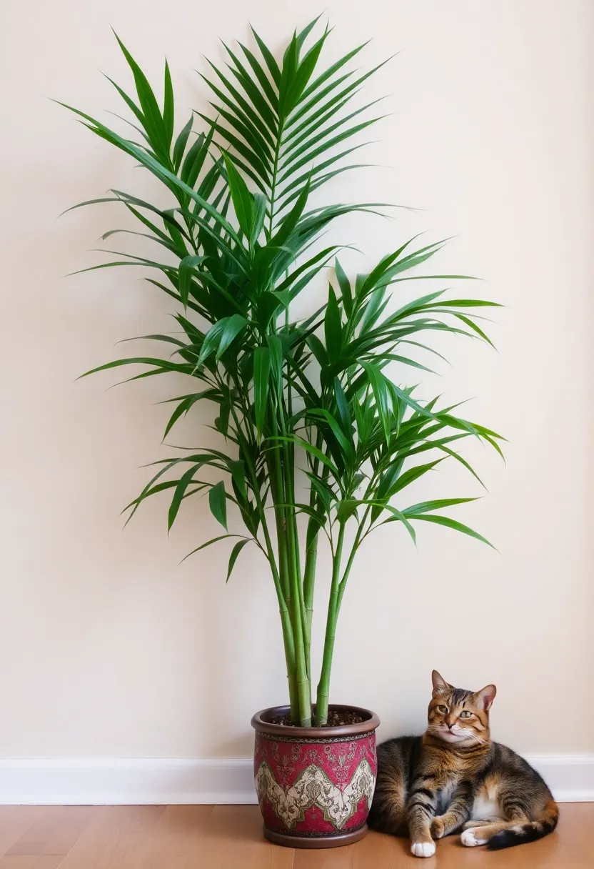 12 Stunning House Plants Safe for Cats and Dogs (You'll Love #6!) - 6. Bamboo Palm (Chamaedorea seifrizii)