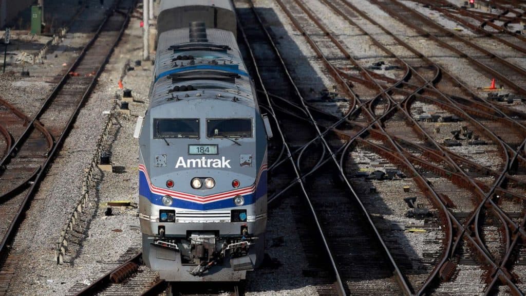 Amtrak train